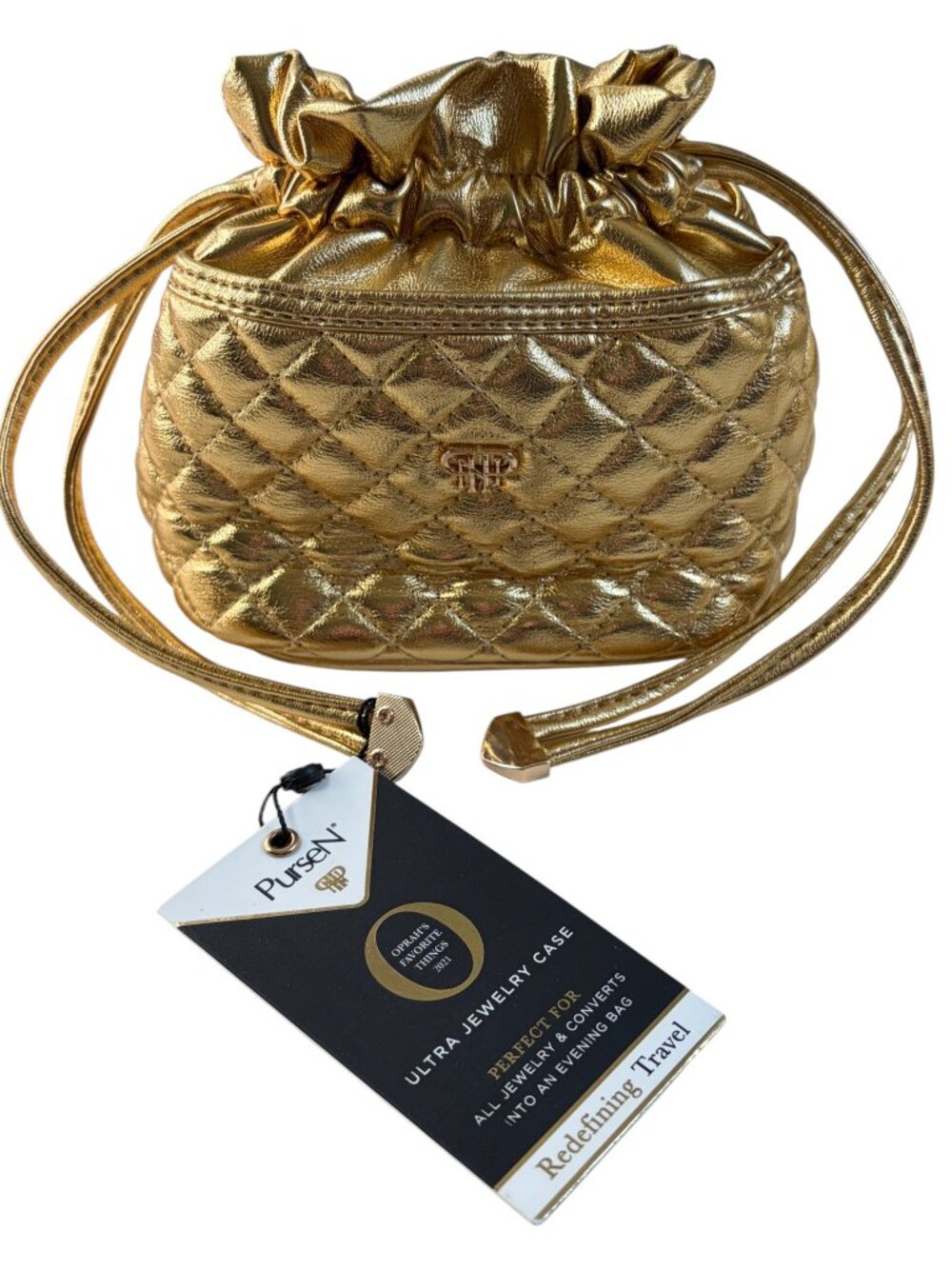 NWT PurseN Ultra Jewelry Case (Gold)